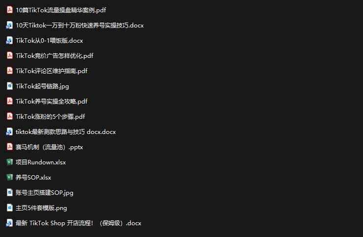 2026TikTok海外掘金实战课——养号SOP+爆款公式+选品测款+广告投流+Shop开店，跑通海外运营全链路 图2