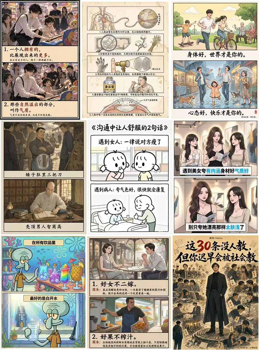 外面卖699元的抖音10W粉博主AI绘图实战课：提示词+爆款复刻+漫画创作+封面设计，从0掌握AI作图与变现完整流程 图3