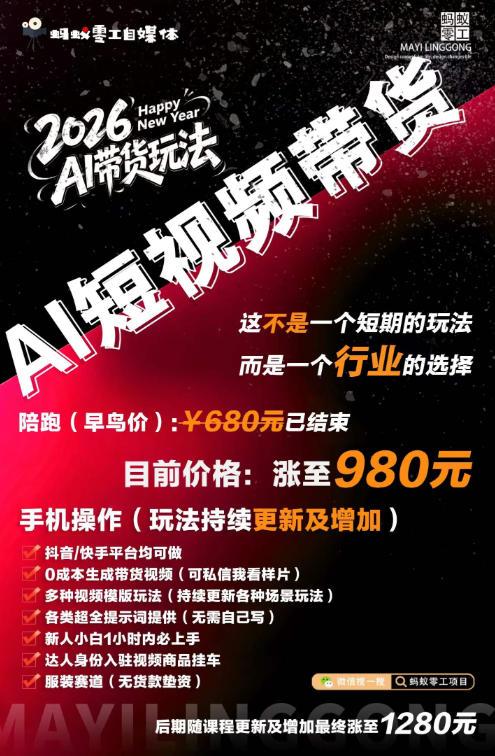AI短视频带货,靠AI生成短视频,分发到抖音快手平台,多种模版提示词提供,单条视频1k+收益 图5