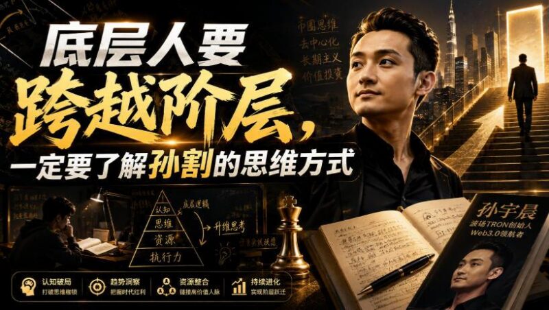 付费文章:底层人要跨越阶层,一定要了解孙割的思维方式 三零资源-三零资源