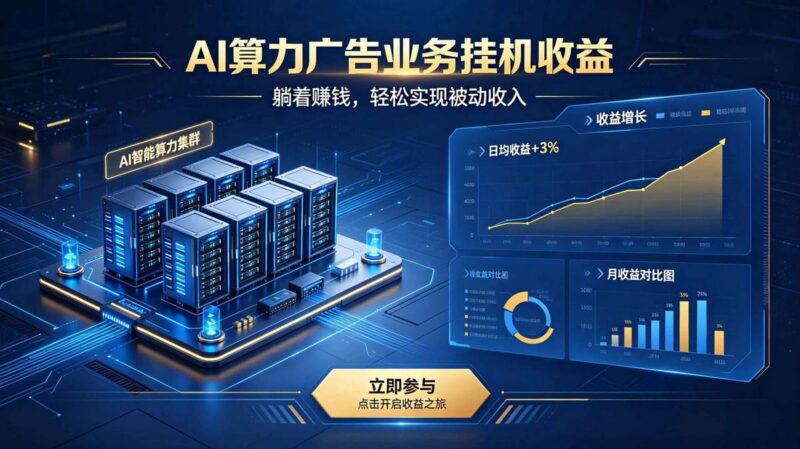 AI算力广告业务|AI时代个人或工作室新赛道-三零资源