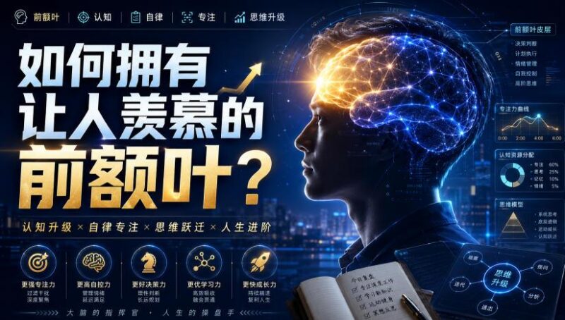 付费文:如何拥有让人羡慕的前额叶? 三零资源-三零资源