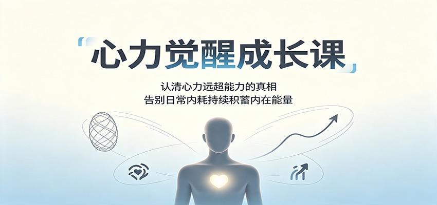 心力觉醒成长课:认清心力远超能力的真相,告别日常内耗持续积蓄内在能量