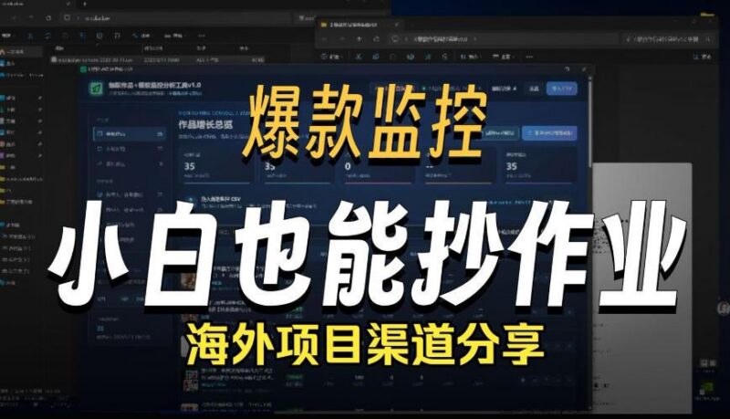 抖音爆款数据监控工具_海外网盘拉新渠道-三零资源