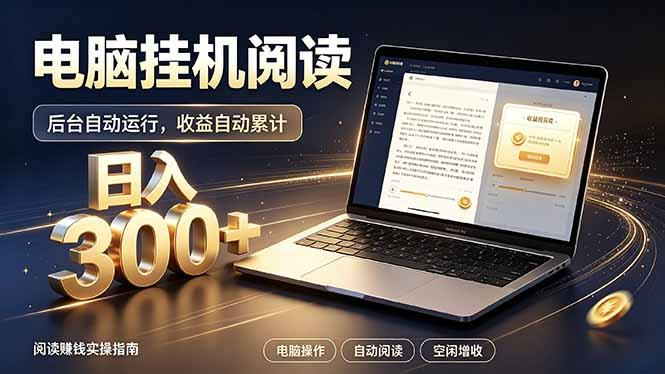看小说也有收益？自动化流程，轻松日入300+ 三零资源-三零资源
