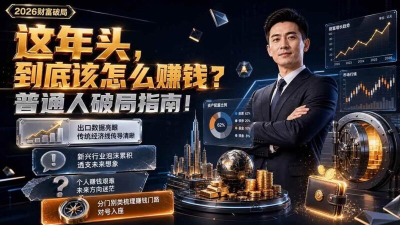 付费文章:这年头,到底该怎么赚钱?普通人破局指南!-三零资源