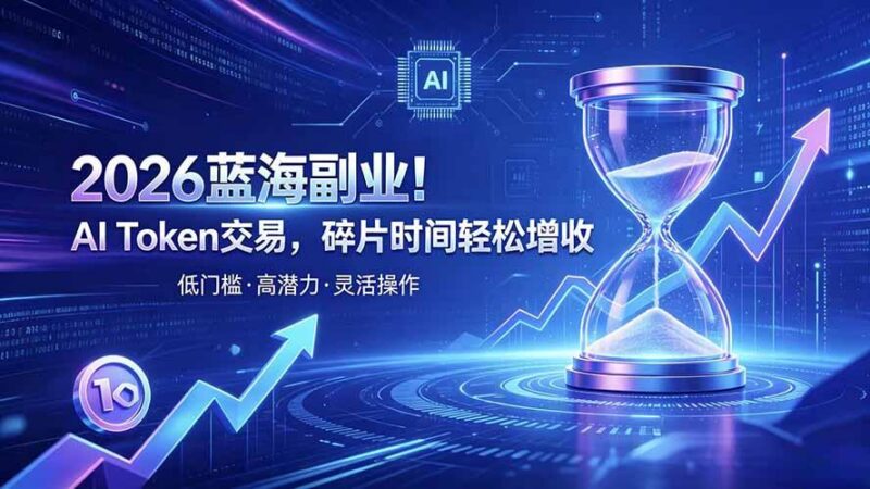 AI Token算力赛道！普通人可入局的数字副业 三零资源-三零资源