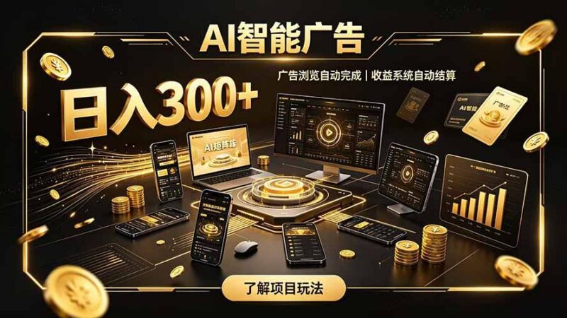 自研 AI 系统|轻资产起步|长期稳定收益|宝妈 上班族轻轻松松日入300+-三零资源
