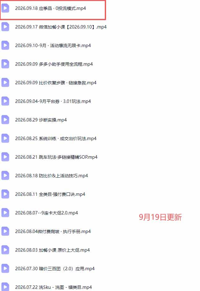 拼多多实战特训营(更新0920 图2