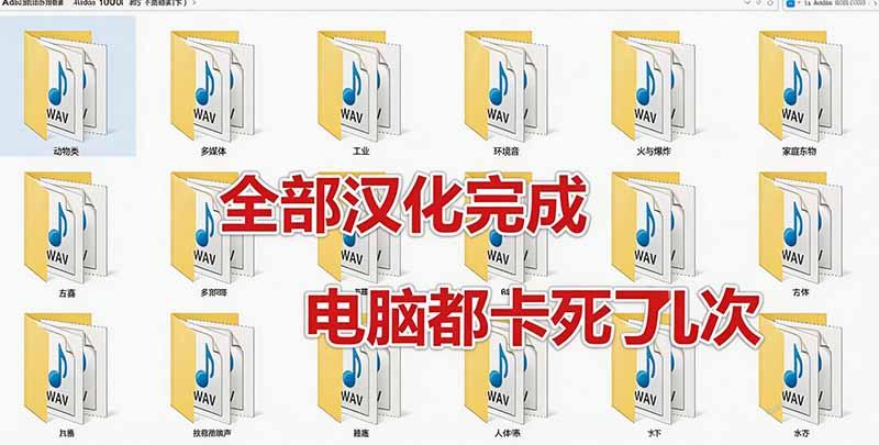请称爆硬盘！Adobe 和 达芬奇 官方提供的高品质免版税音效库， 10000+ 免费商用音效合集，已离线打包 图6