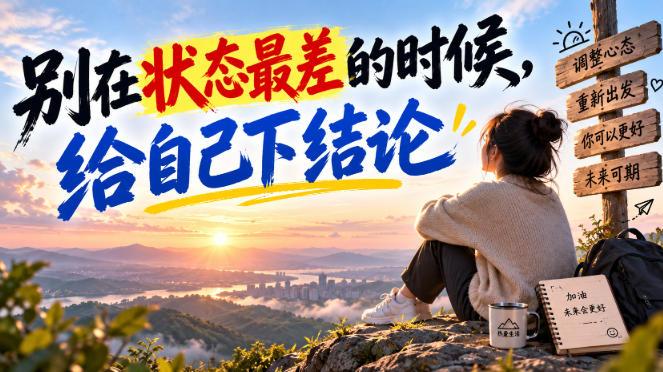某公众号付费文章:别在状态最差的时候,给自己下结论-三零资源