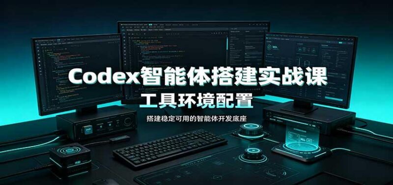 Codex智能体搭建实战课:工具环境配置,自定义技能开发,多业务自动化教学 三零资源-三零资源
