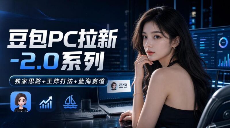 豆包PC拉新2.0系列-独家思路+王炸打法+蓝海赛道 三零资源-三零资源