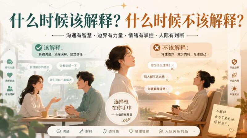 付费文章:什么时候该解释?什么时候不该解释? 三零资源-三零资源