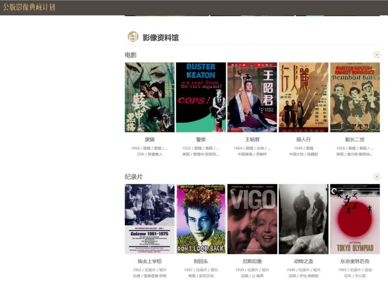 网易出品：公版影像典藏计划