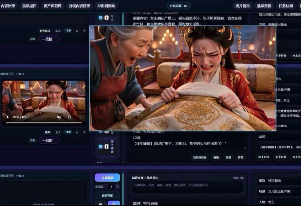 【爆款精品】AI漫剧/短剧无限出视频一站式爆款制作软件(本地部署) 图1