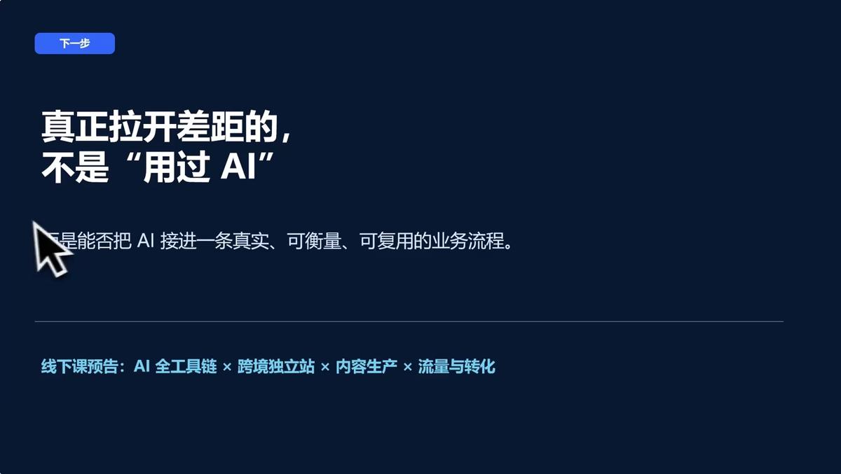 AI跨境独立站运营与投流体系 图1