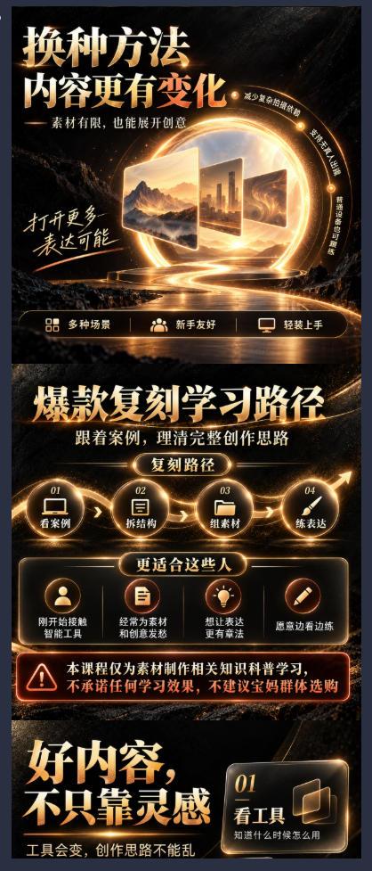 素材制作知识课，爆款复刻Codex短视频自动化，从素材拆解到创意表达，让AI自动“干活”，而不是只会回答问题 图2