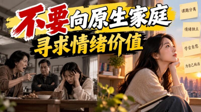 某公众号付费文章：不要向原生家庭寻求情绪价值-三零资源