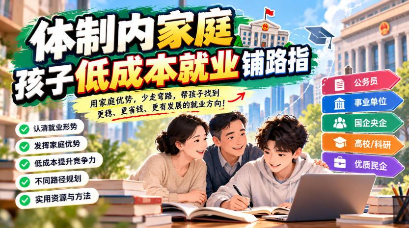 体制内家庭：孩子低成本就业铺路指南