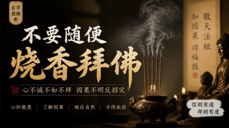某公众号付费文章：玄学提醒：不要随便烧香拜佛-三零资源