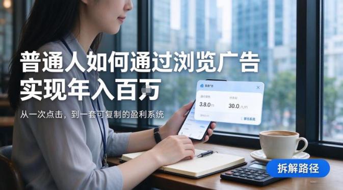 2026最新技术，24小时全自动浏览广告，全网独家项目，单台设备日入200+新手小白可快速上手，支持实地学习实地考察【揭秘】-三零资源