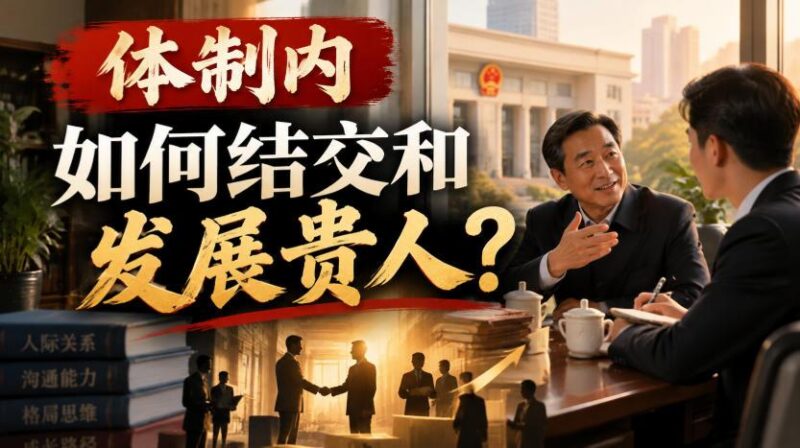 某公众号付费文章：体制内，如何结交和发展贵人?-三零资源
