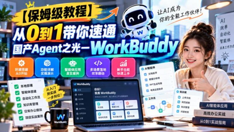 【保姆级教程】从0到1带你速通国产Agent之光—WorkBuddy【文档】-三零资源